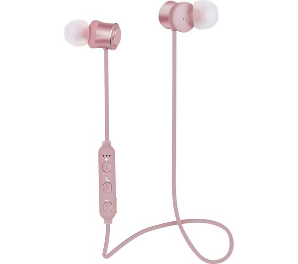 Groov E Metal Buds Wireless Bluetooth Earphones Rose Gold