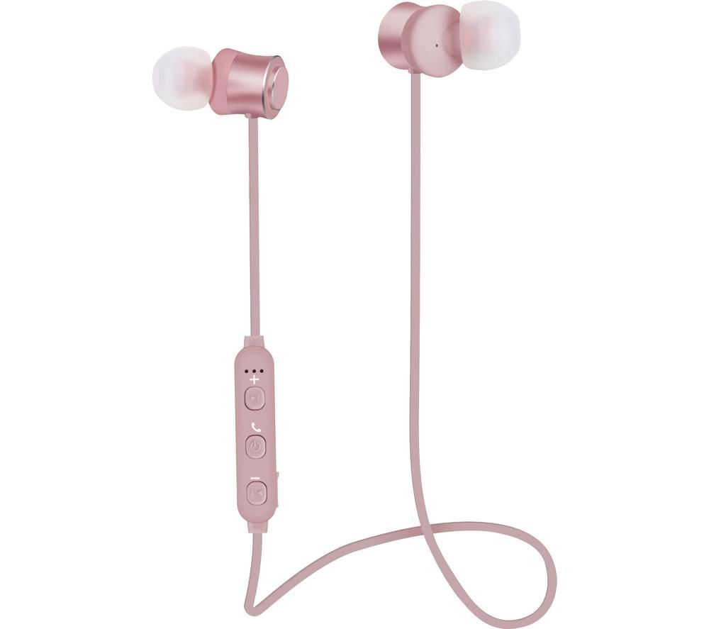 GROOV-E Metal Buds Wireless Bluetooth Earphones - Rose Gold