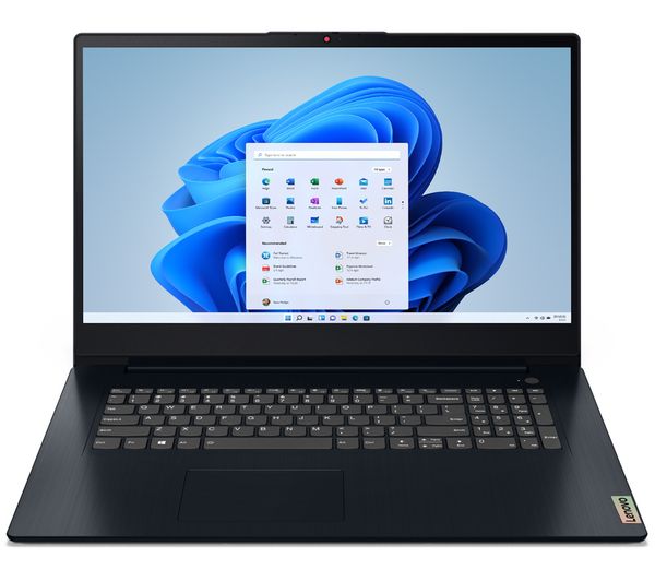 Image of LENOVO IdeaPad 3i 17.3" Laptop - Intel® Celeron®, 128 GB SSD, Blue