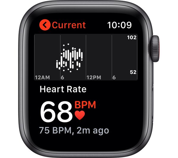 MKT73B/A - APPLE Watch SE Cellular - Space Grey Aluminium with Anthracite \u0026  Black Nike Sports Band, 44 mm - Currys Business
