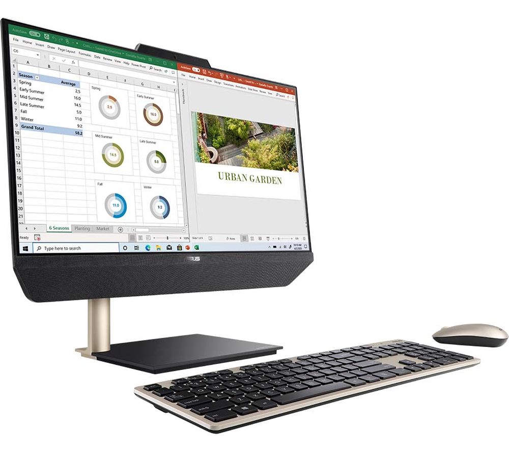 ASUS Zen AiO A5200 21.5" All-in-One PC - Intel® Core™ i3, 256 GB SDD, Black & Gold