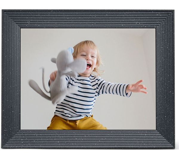 Image of AURA Mason Luxe 9.7" WiFi Digital Photo Frame - Pebble Grey