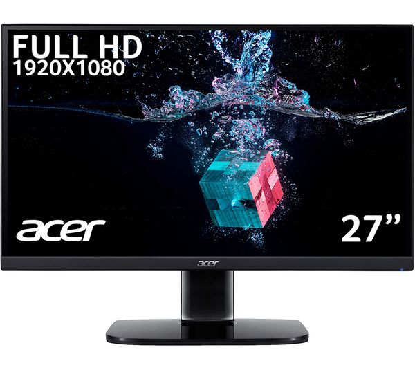 Image of ACER KB272Ebi Full HD 27" IPS LCD Monitor - Black