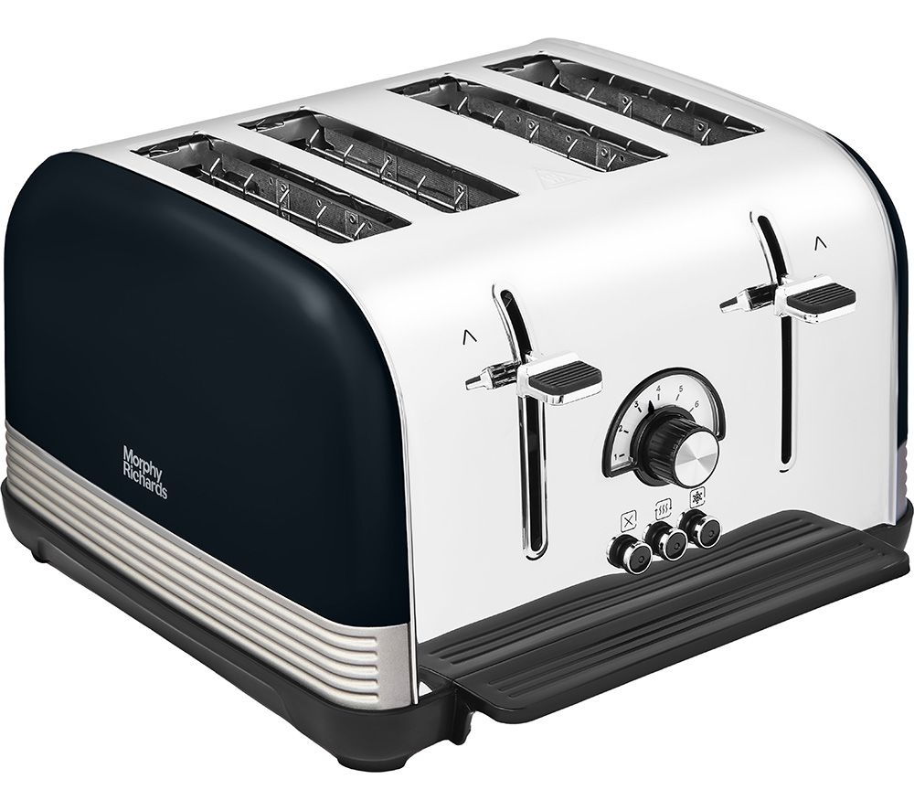 Venture Retro 240334 4-Slice Toaster - Onyx