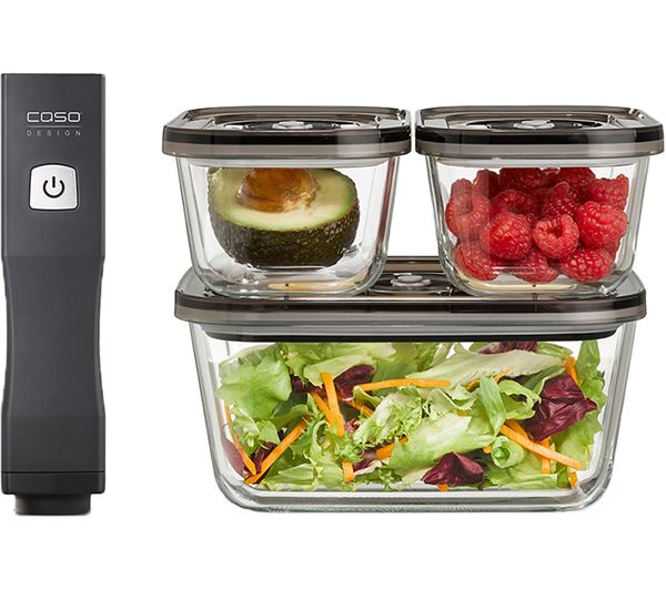 CASO Vacu OneTouch Eco-Set Vacuum Sealer - Black