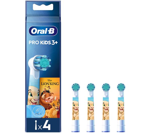 Pro Kids Disney Lion King Replacement Toothbrush Head - Pack of 4