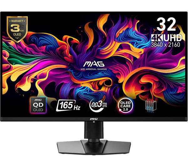 Msi Mag 321up 4k Ultra Hd 32 Quantum Dot Gaming Monitor Black