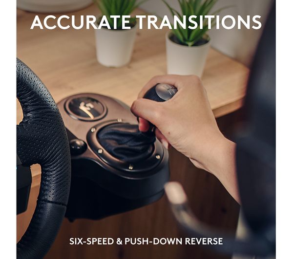 LOGITECH G923 Racing Wheel, Pedals & Driving Force Shifter - PS4