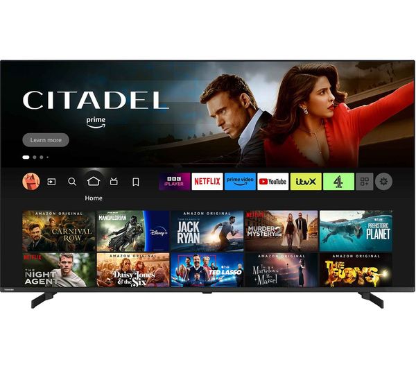 TOSHIBA Fire TV 70QF5D53DB 70" 4K Ultra HD HDR QLED TV with Alexa