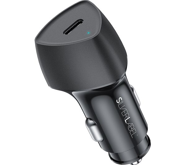 Silverlabel Dual Pd 25 W Usb Car Charger Black