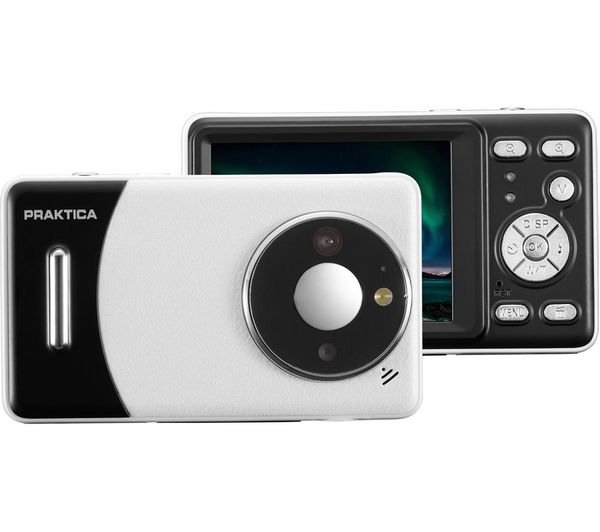 PRAKTICA DZ13 Compact Digital Camera - White & Black