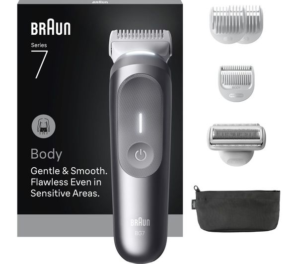 BRAUN Series 7 BG7550 Wet & Dry Body Groomer - Grey