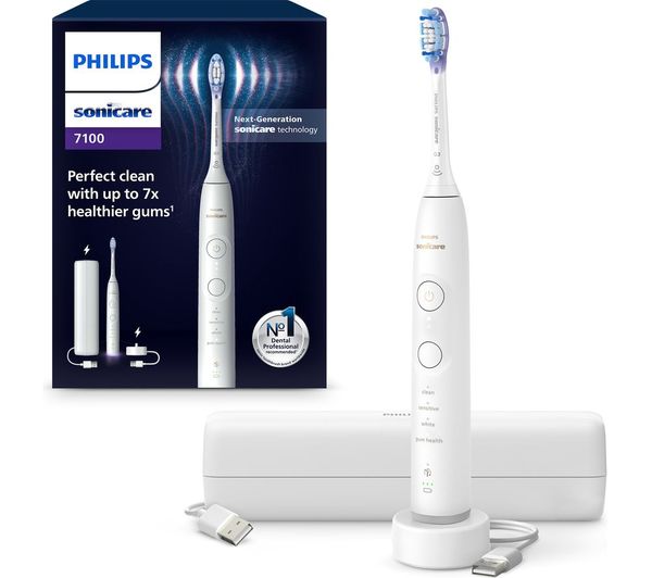 PHILIPS Sonicare Series 7100 HX7420/01 Electric Toothbrush - White