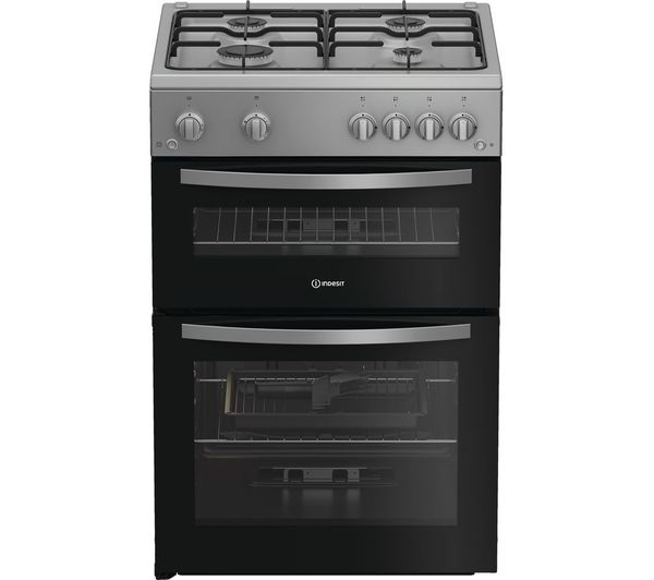 Indesit Idg6gs 60 Cm Gas Cooker Silver