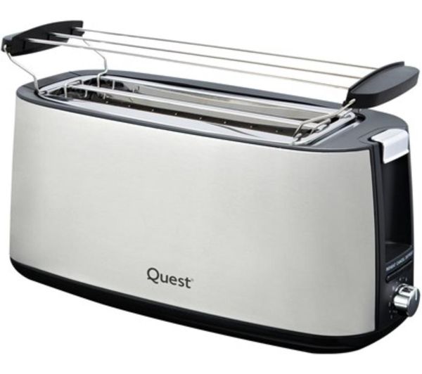 Quest 34620 4 Slice Toaster Stainless Steel