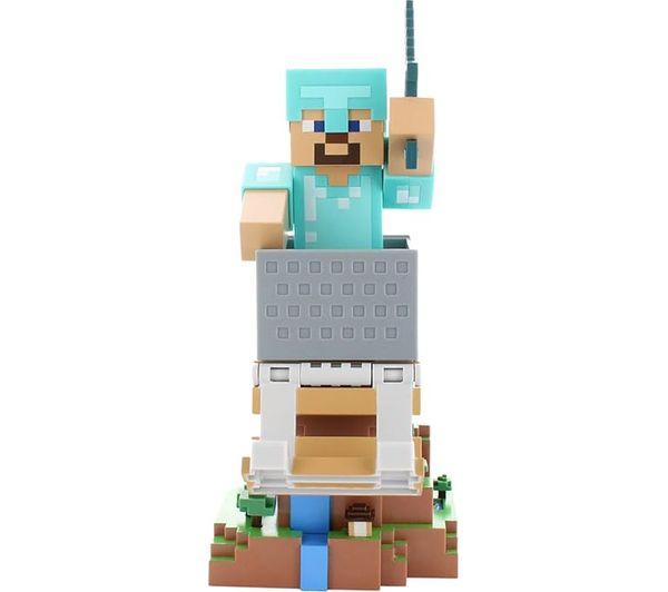 Cableguys Minecraft Steve In Diamond Armour Phone Controller Holder