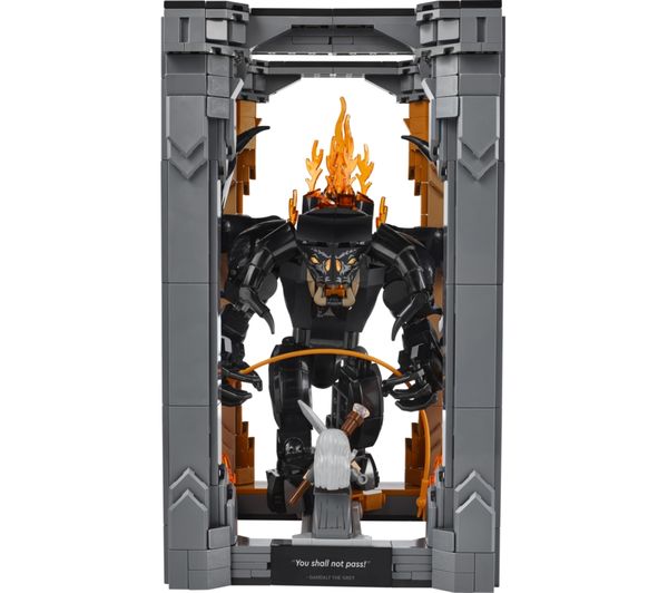 LEGO Icons 10367 The Lord of the Rings: Balrog Book Nook Set for Adults