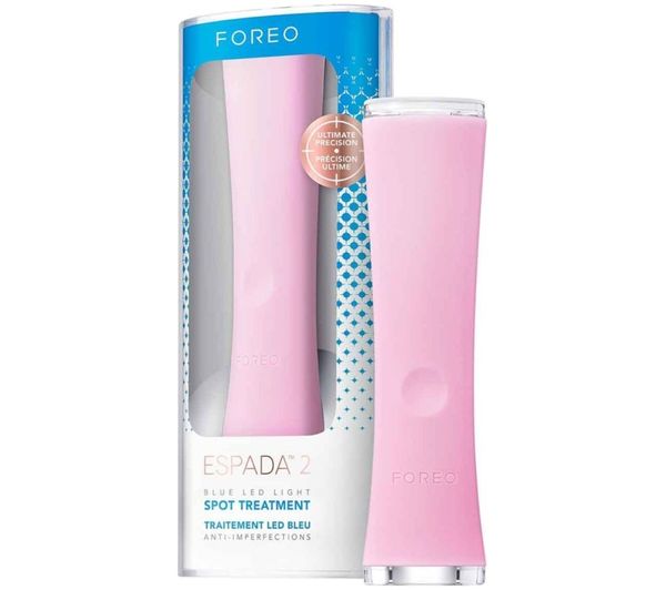An image of FOREO Espada 2 Targeted Blue LED Acne Treatment Device - Pearl Pink