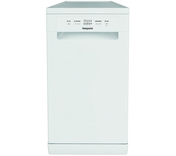 An image of HOTPOINT HP2FD10CS90WUK Slimline Dishwasher - White