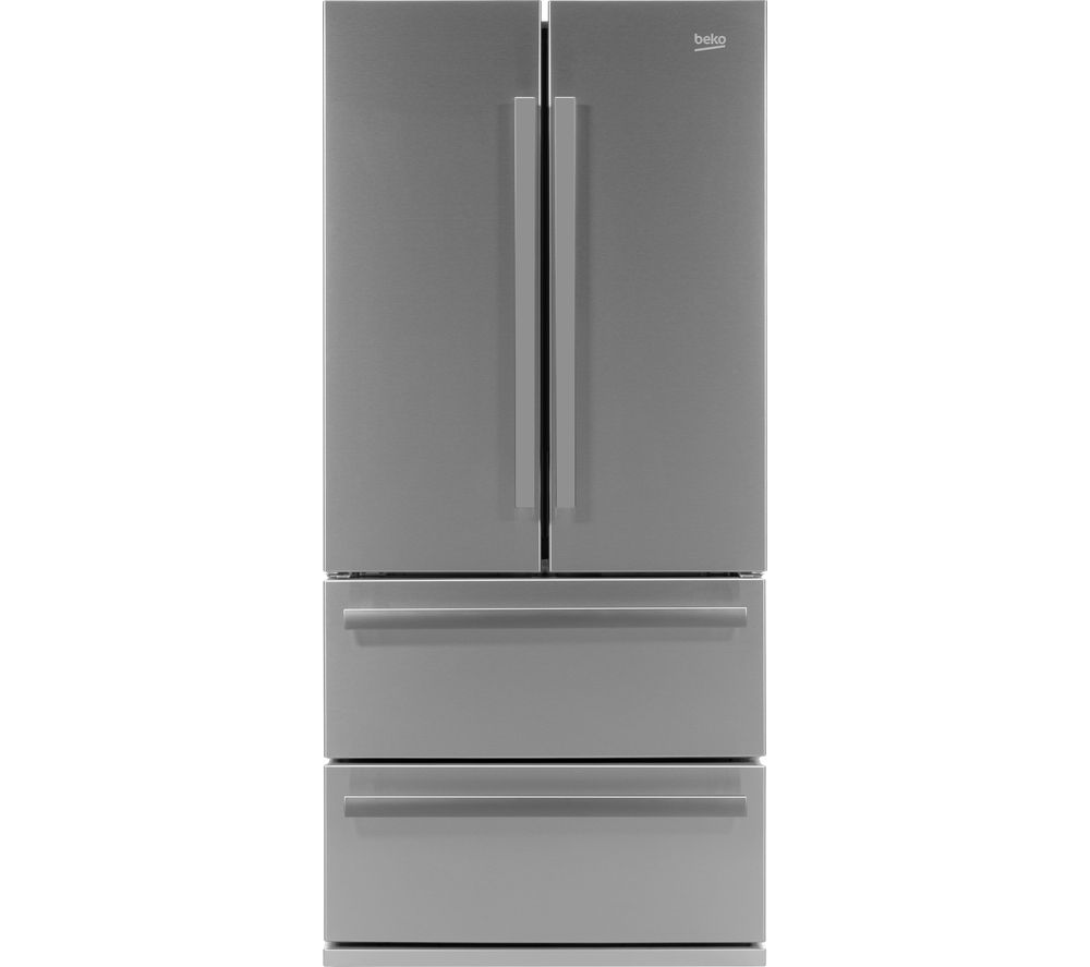 BEKO Slim American Style Fridge Freezer Select GNE60520X – Stainless Steel, Stainless Steel