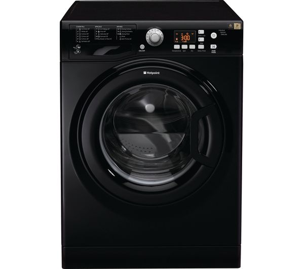 Hotpoint Washer Dryer Aquarius FDF 9640 K 9 kg  - Black, Black