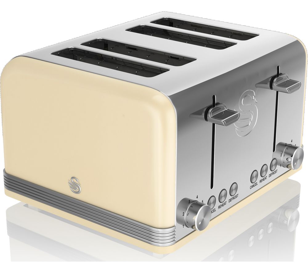 SWAN Retro ST19020CN 4-Slice Toaster
