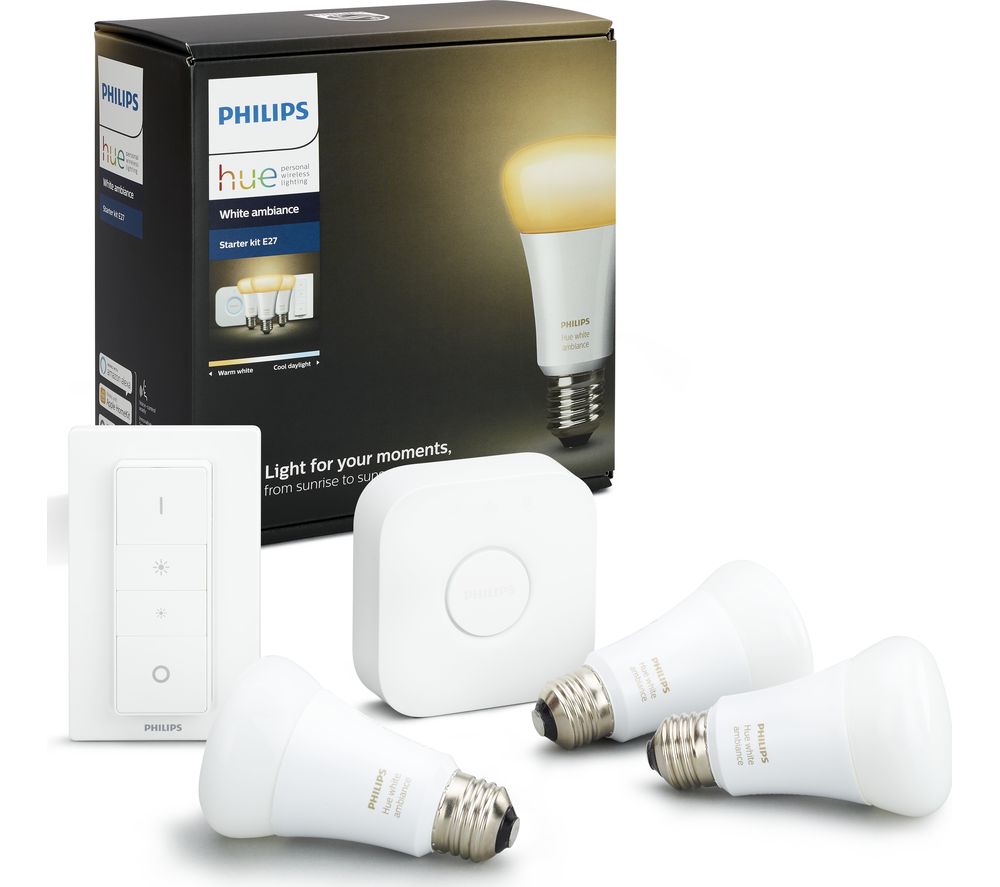 PHILIPS Hue White Ambiance E27 Starter Kit review