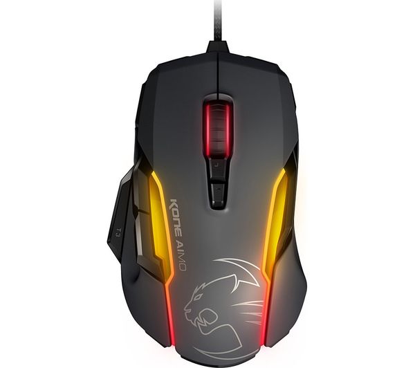 ROCCAT Kone Aimo Optical Gaming Mouse - Grey, Grey