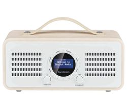 SANDSTROM SL-DBTC18 Portable DAB+/FM Bluetooth Radio - Cream