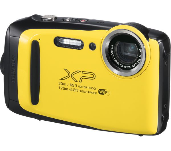 FUJIFILM XP130 Tough Compact Camera - Yellow, Yellow