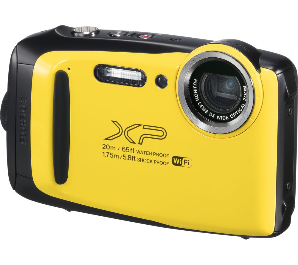 FUJIFILM XP130 Tough Compact Camera – Yellow, Yellow