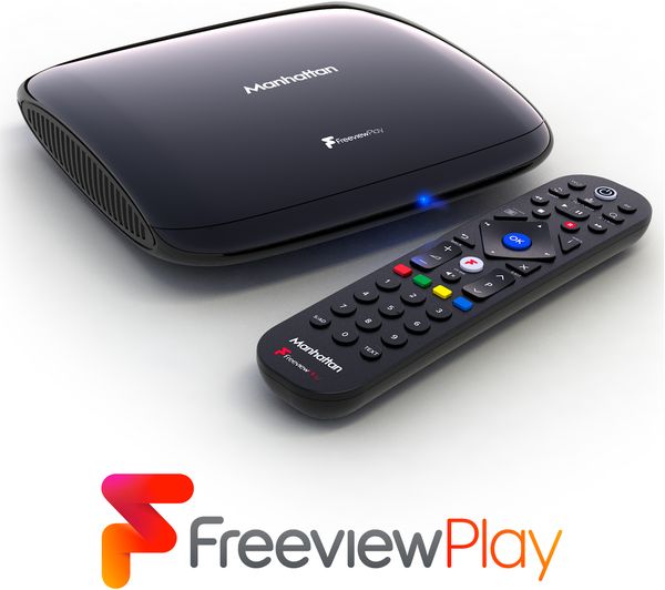 Buy MANHATTAN T3 Freeview Play Smart Set Top Box Free Delivery Currys