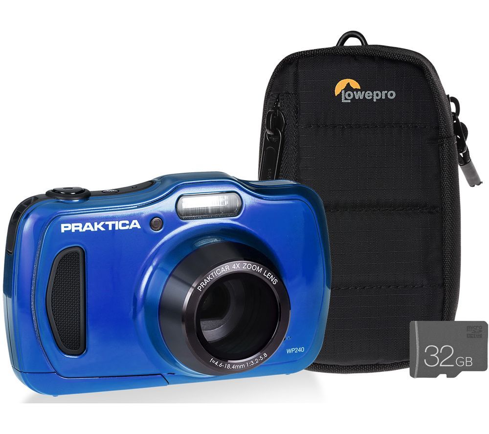 PRAKTICA Luxmedia WP240-BL Compact Camera with Case & SD Card Review