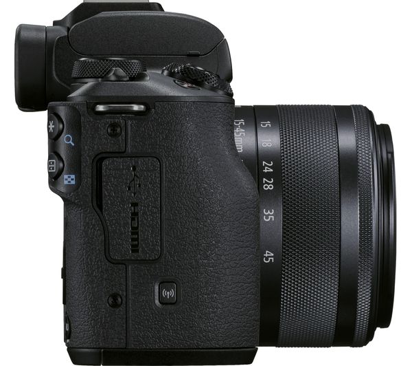 Buy Canon Eos M50 Mark Ii Mirrorless Camera With Ef M 15 45 Mm F 3 5 6 3 Is Stm Lens Free Delivery Currys