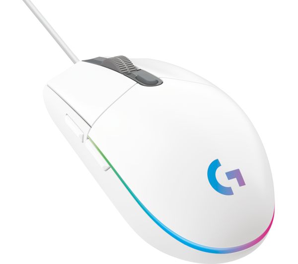 Image of LOGITECH G203 Lightsync Optical Gaming Mouse - White