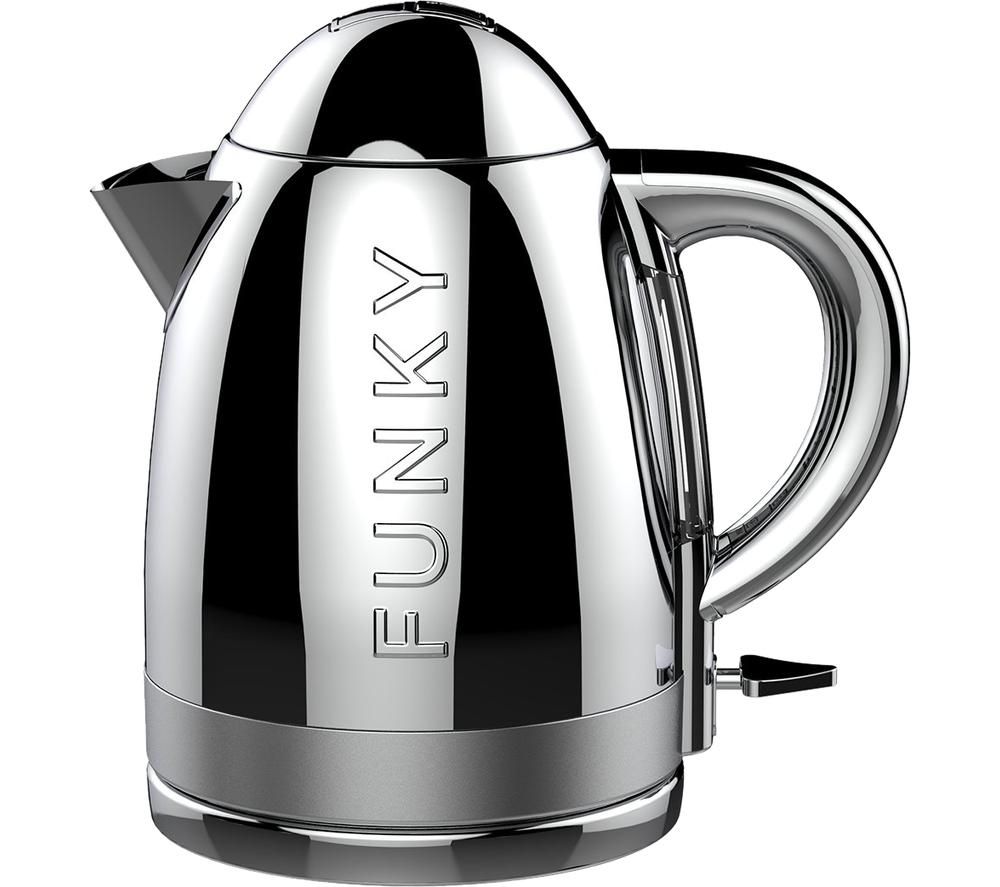 FUNKY APPLIANCE Jug Kettle - Chrome