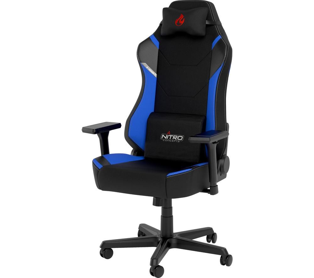 Buy NITRO CONCEPTS X1000 Gaming Chair - Blue & Black | Free Delivery ...