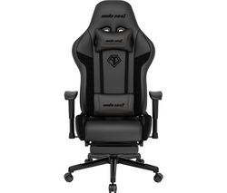 Jungle II Footrest Edition Gaming Chair - Black