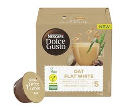 Dolce Gusto Plant Based Oat Flat White Coffee Pods - Pack of 12