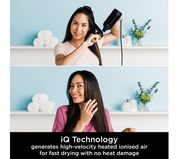 HD110UK SHARK STYLE iQ HD110UK Hair Dryer Black & Rose Gold Currys Business
