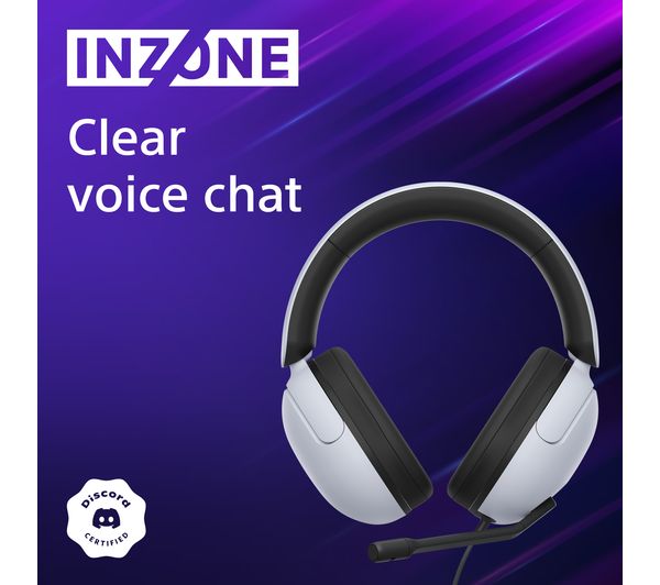 4548736133464 SONY INZONE H3 PS5 & PC Gaming Headset White Currys