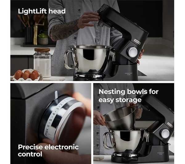 0W20011469 KENWOOD Titanium Chef Baker KVC85.004BK Stand Mixer