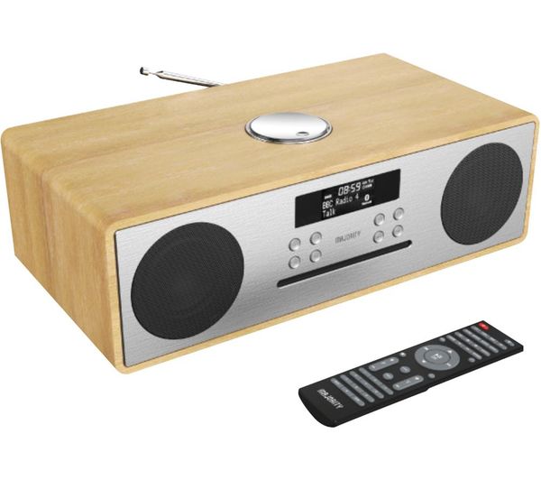Majority Oak Cdab Oak Oakington Dab Fm Bluetooth Radio Oak