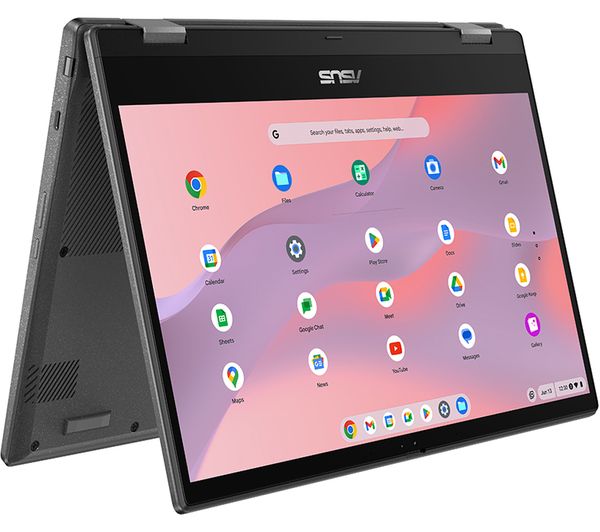 Asus Cm14 Flip 14 2 In 1 Chromebook Mediatek Kompanio 520 128 Gb Emmc Grey