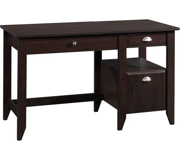 Teknik 5422378 Sit Stand Desk Jamocha Wood