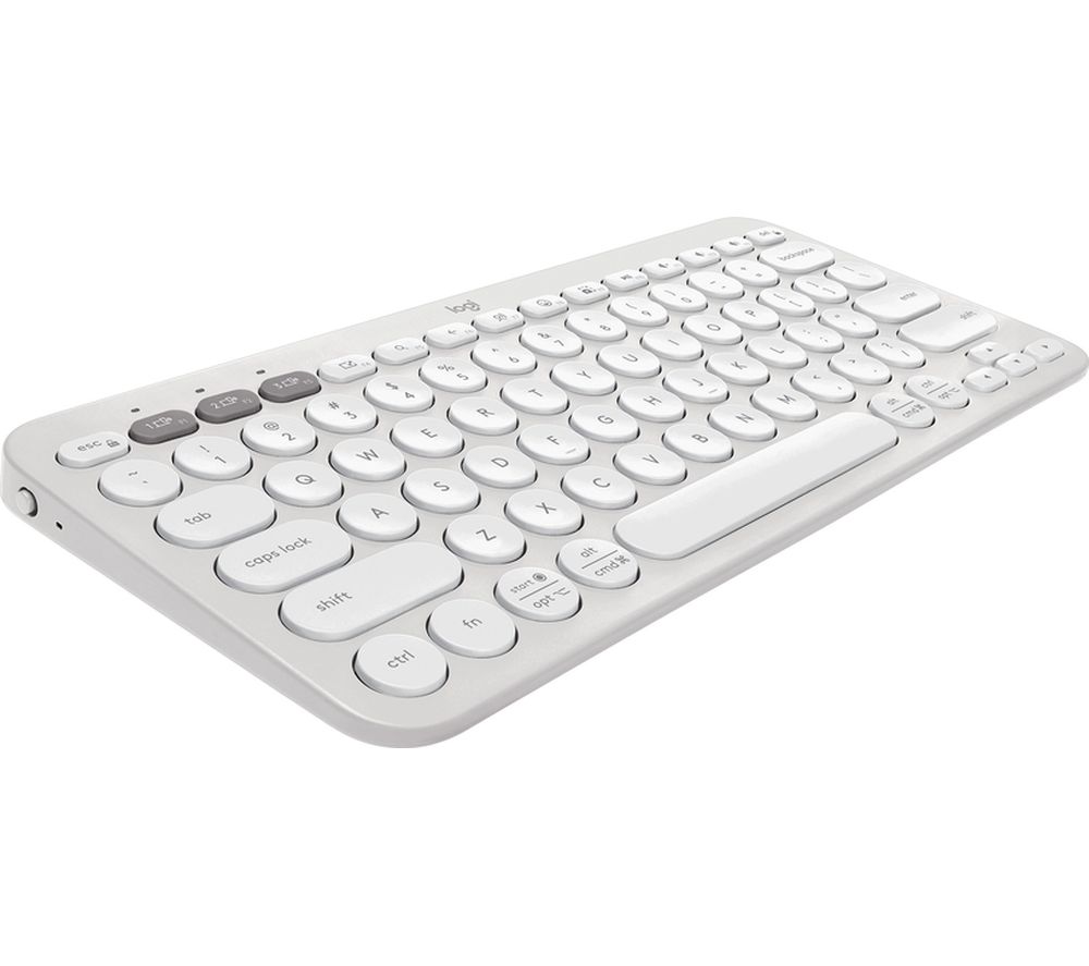 Pebble Keys 2 K380S Wireless Keyboard - White
