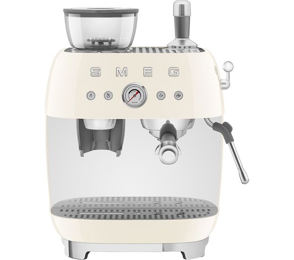 Smeg Egf03cruk Bean To Cup Coffee Machine Cream