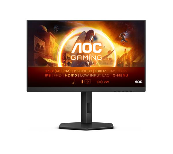 Aoc 24g4x Full Hd 24 Ips Lcd Gaming Monitor Black
