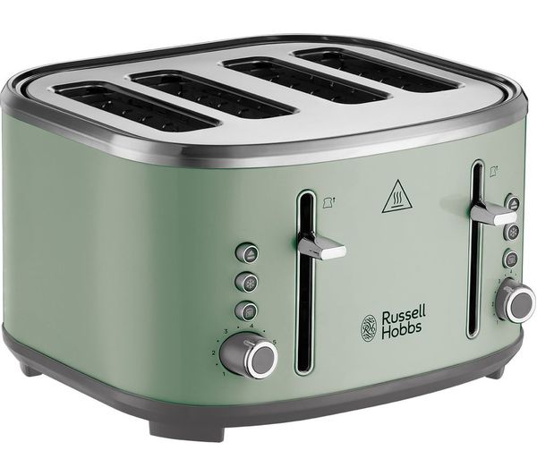 Russell Hobbs Stylevia 26294 4 Slice Toaster Sage Green