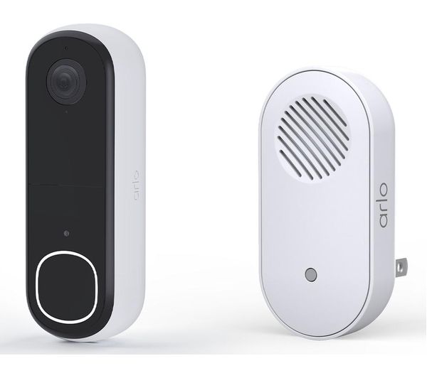 Arlo Essential 2k Wireless Video Doorbell With Chime